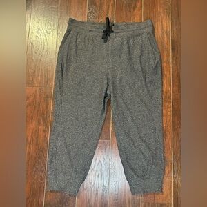 Lululemon ReadytoRulu Size 16 HighRise 25”Cropped Jogger Heathered Raceway Grey